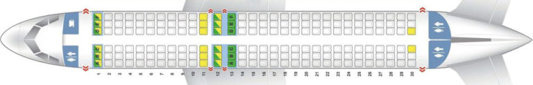 Самолеты флай дубай схема салона лучшие места